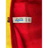 Aqua by La Vie en Rose Women's Red Bathing Suit Bottoms Side Tie Size Medium Polyester