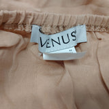 VENUS Tube Cropped Romper Women's Size Medium Rayon Elastic Waist NEW