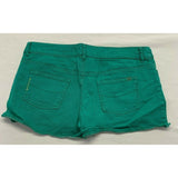 Firefly Women's Green Cut Off Shorts Size 6 Stretch Casual Beach Shorts