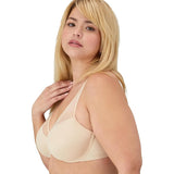 Wonderbra E1677H T Shirt Bra Women's Champagne Shimm Polyester Blend Underwire