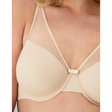 Wonderbra E1677H T Shirt Bra Women's Champagne Shimm Polyester Blend Underwire