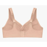 Glamorise Womens Plus Size MagicLift Wirefree Minimizer Bra #1003 Cafe Beige