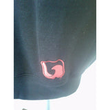 Bongoboards Hoodie Men's Black Long Sleeve Spell Out Hooded Sweatshirt Size XS