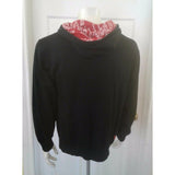 Bongoboards Hoodie Men's Black Long Sleeve Spell Out Hooded Sweatshirt Size XS
