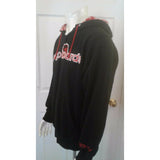 Bongoboards Hoodie Men's Black Long Sleeve Spell Out Hooded Sweatshirt Size XS