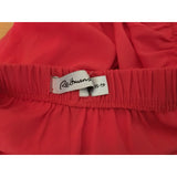 Reitmans Womens XS Off Shoulder Top Blouse Red Mid Length sleeve Viscose/Spandex