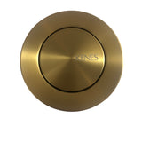 KENES Brushed Gold Pop Up Bathroom Sink Drain with Overflow