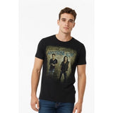 Florida Georgia Line Anything Goes Tour Concert T Shirt Black Men's small Cotton