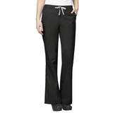 Wonder Wink Wonderwork 502 Flare Womens Plus Tall Scrub Pants 4x-large Black