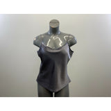 Beechers Brook Women's Cami Tank Top Size Large Gray Polyester Spaghetti Strap