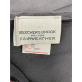Beechers Brook Women's Cami Tank Top Size Large Gray Polyester Spaghetti Strap