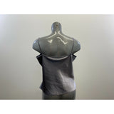 Beechers Brook Women's Cami Tank Top Size Large Gray Polyester Spaghetti Strap