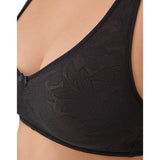 Wonderbra E1667 Womens Wonderbra Unlined Cooling Wireless Bra38B Black NWT