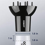 Conair Volumizing Hair Diffuser Dryer Attachment Fits Nozzles from 1.75” to 2.3”