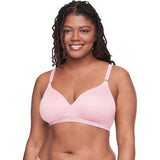 Warners 01269 Womens Cloud 9 Wire-Free Contour Bra Pale Pink