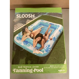 Sloosh Inflatable Tanning Pool Lounger Float-XL, 85" x 57"