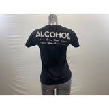 Brad Paisley Alcohol Tour 2005 T Shirt Women's Size Small Black Crew Neck Tee