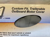 Wake "M1" Boat Motor Cover - Marine Grade Engine Cover WM1-50G Fits 25-50HP Gray