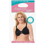 Exquisite Form 9675070 FULLY Minimizer Underwire Bra Back Closure Black