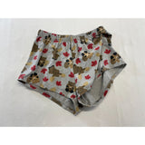 Bluenotes Women's Sleep Shorts Size Small Gray Canadian Beaver Maple Leaf Moose