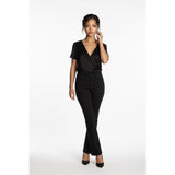 Tommy Hilfiger Women's Size 10 Stretch Black Straight Leg Mid Rise Pants