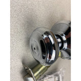 Schlage F10 GEO 625 16-080 Bright Chrome-Polished Privacy Door Lock & Handleset