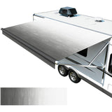 Camper Awning RV Fabric Replacement, Fade Grey 18'2'' X 8' 19.5 oz 5-Layer NEW