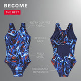 TYR Women's Atrix Maxfit Swimsuit Red/Black Size 30(small) NWT