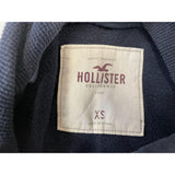 Hollister Women's XS Navy Blue Sweatshirt XS Pink lettering Cotton Blend