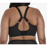 Elomi Charley Stretch Lace Underwire Plunge Bra EL4382BLK Black 40I NWT