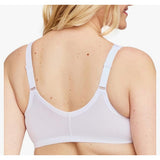 Glamorise MagicLift Natural Shape Bra Wirefree #1210 Front Close White