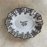 Royal Albert Oval 25th Anniversary Fine Bone China England Candy Dish
