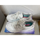 Skechers womens Size 10 - D'lites - Fresh Start Sneakers 11931/WSL White/Silver