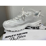 Skechers womens Size 10 - D'lites - Fresh Start Sneakers 11931/WSL White/Silver