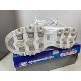 Skechers womens Size 10 - D'lites - Fresh Start Sneakers 11931/WSL White/Silver