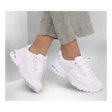 Skechers womens Size 10 - D'lites - Fresh Start Sneakers 11931/WSL White/Silver