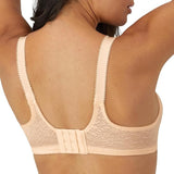 Bali 3372  Double-Support Spa Closure Wire-Free Bra Porcelain
