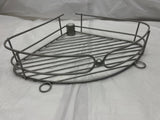 BINO Tension Pole Corner Shower Caddy - Nickel- Replacement shelf w/razor rings