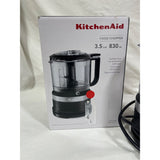 Kitchenaid KFC3516 3.5 Cup Food Chopper Matt Black New Open Box
