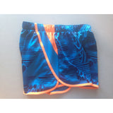 Adidas Shorts Women's Size Small Blue Orange Polyester Running Workout Shorts