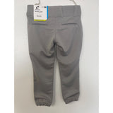 Champro Youth Girls Small Softball Pants Gray Elastic Cuffs NEW