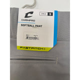 Champro Youth Girls Small Softball Pants Gray Elastic Cuffs NEW