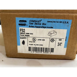 Lot of 14 - FS2 Crouse-Hinds Single Gang Box Conduit Outlet 3/4" NEW