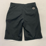 PUMA Polyester Blend Shorts Boys Size Medium Black Flat Front Stretch Casual Shorts
