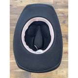 Jessica Simpson Womens Cowboy Hat One Size Black Polyester Felt