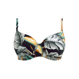 Fantasie Swim FS501601 Bamboo Grove Full Cup Bikini Top Jet Size 38DD NWT