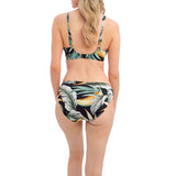 Fantasie Swim FS501601 Bamboo Grove Full Cup Bikini Top Jet Size 38DD NWT