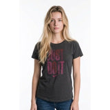 Nike Women's Grey Regular Fit Short Sleeve Just Do It T-Shirt Size Medium Cotton