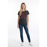 Nike Women's Grey Regular Fit Short Sleeve Just Do It T-Shirt Size Medium Cotton