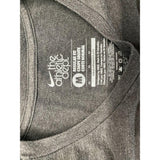 Nike Women's Grey Regular Fit Short Sleeve Just Do It T-Shirt Size Medium Cotton